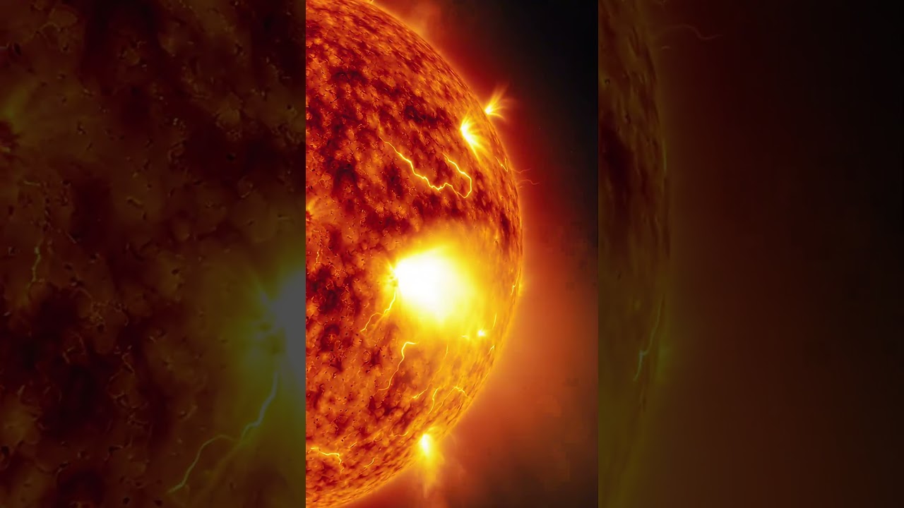 The Sound of Solara 🔥 | The Burning Star #shorts  #planetsounds #space #universe #planet #spacevibes