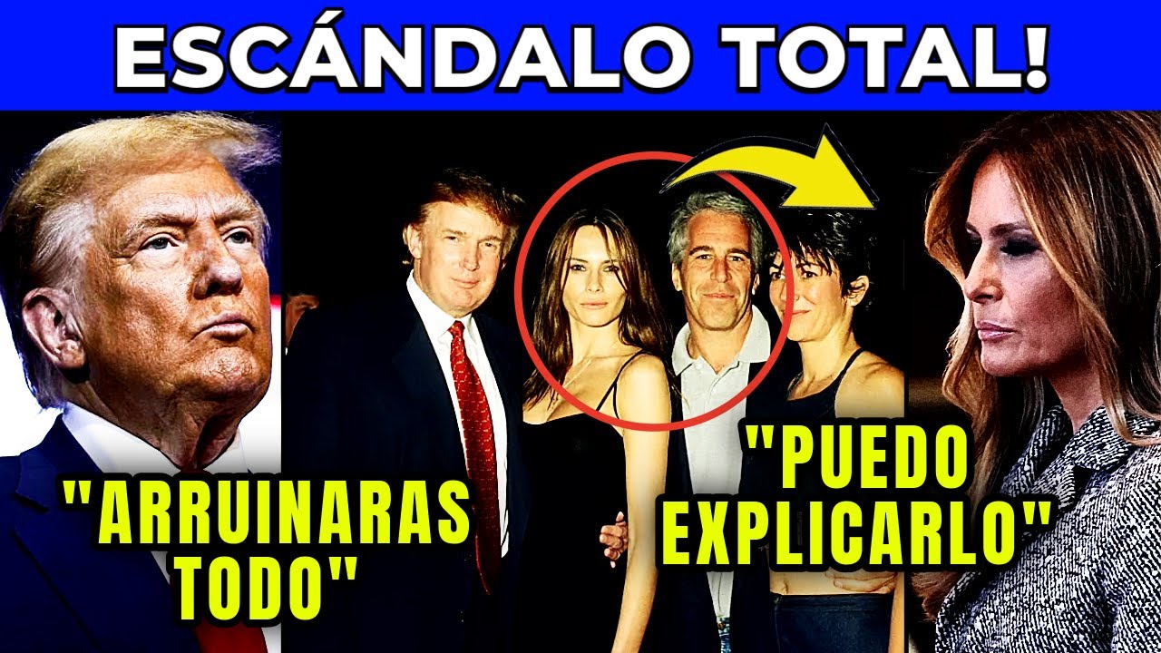 TOTALMENTE INESPERADO! TRUMP EN PROBLEMAS ¡MELANIA ACORRALADA! EPSTEIN LA SALPICA ¡ERROR GRAVE!