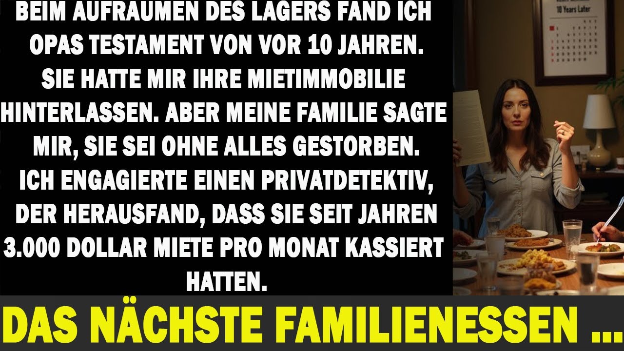 Meine Familie kassierte Miete für Omas Haus, das mir gehört – ich fand es heraus