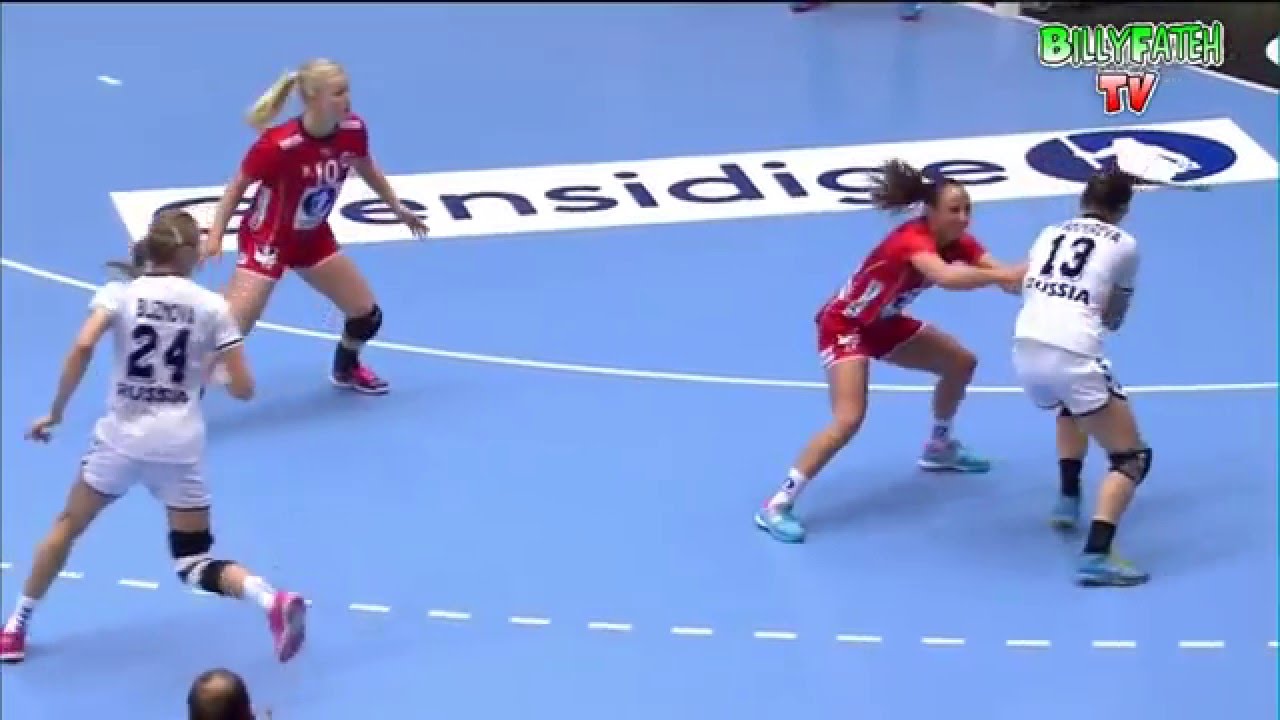 Norway VS Russia 22nd IHF Women's Handball Championship 2015 Preliminary round
