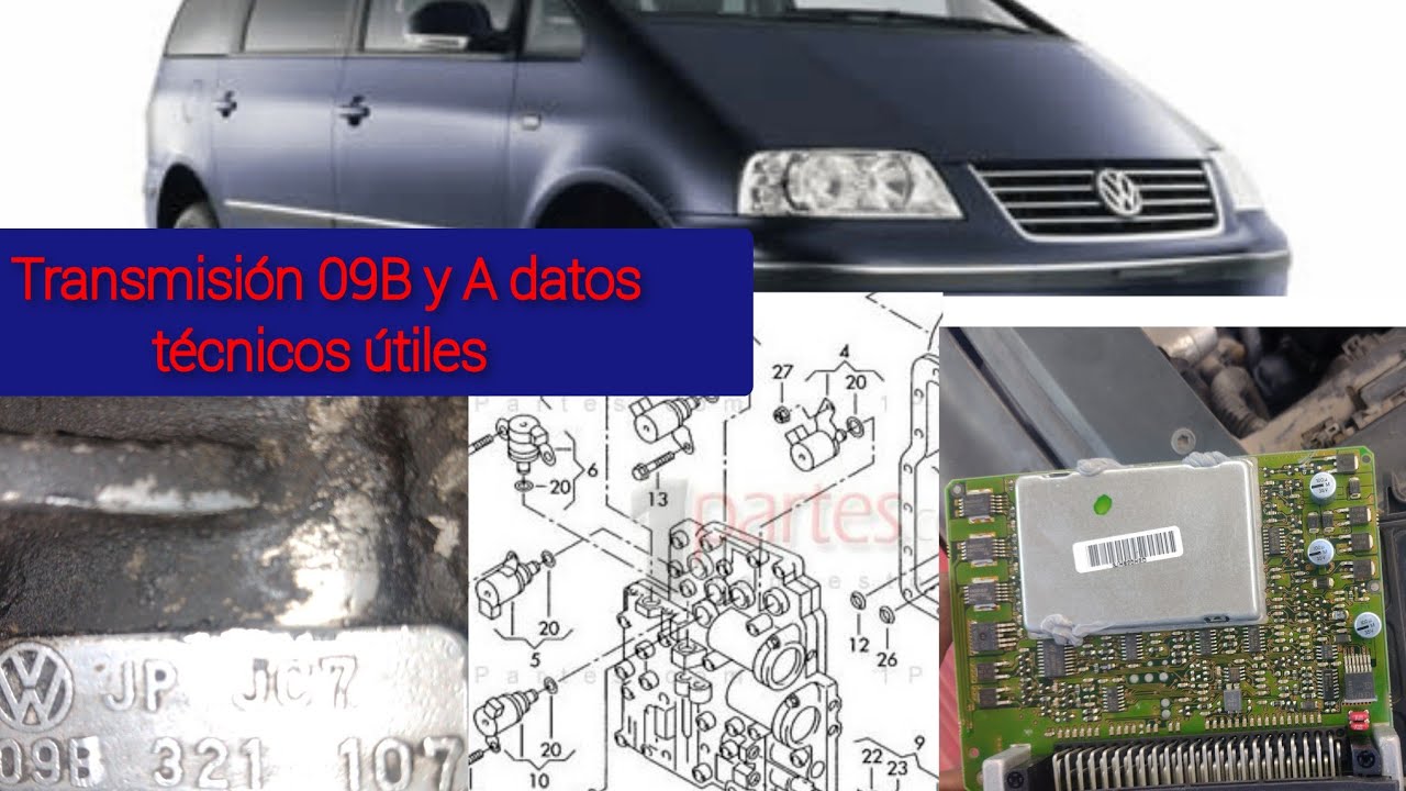 00349 vw problema transmisión automática revisando alimentación y solenoides transmisión 09A y O9B