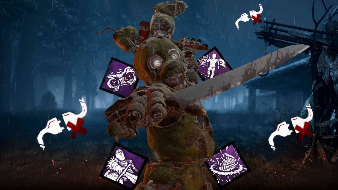 Lighborn Springtrap vs Flashlight SWF's | Dead By Daylight