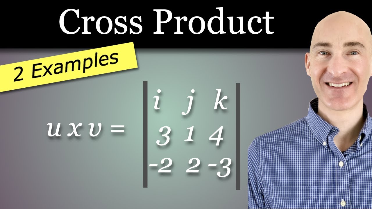 Cross Product of 2 Vectors (How to Find)