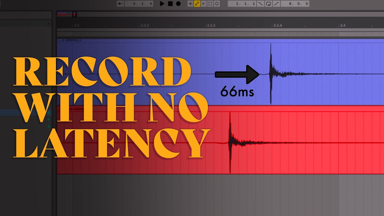 How to Record with Zero Latency in Ableton