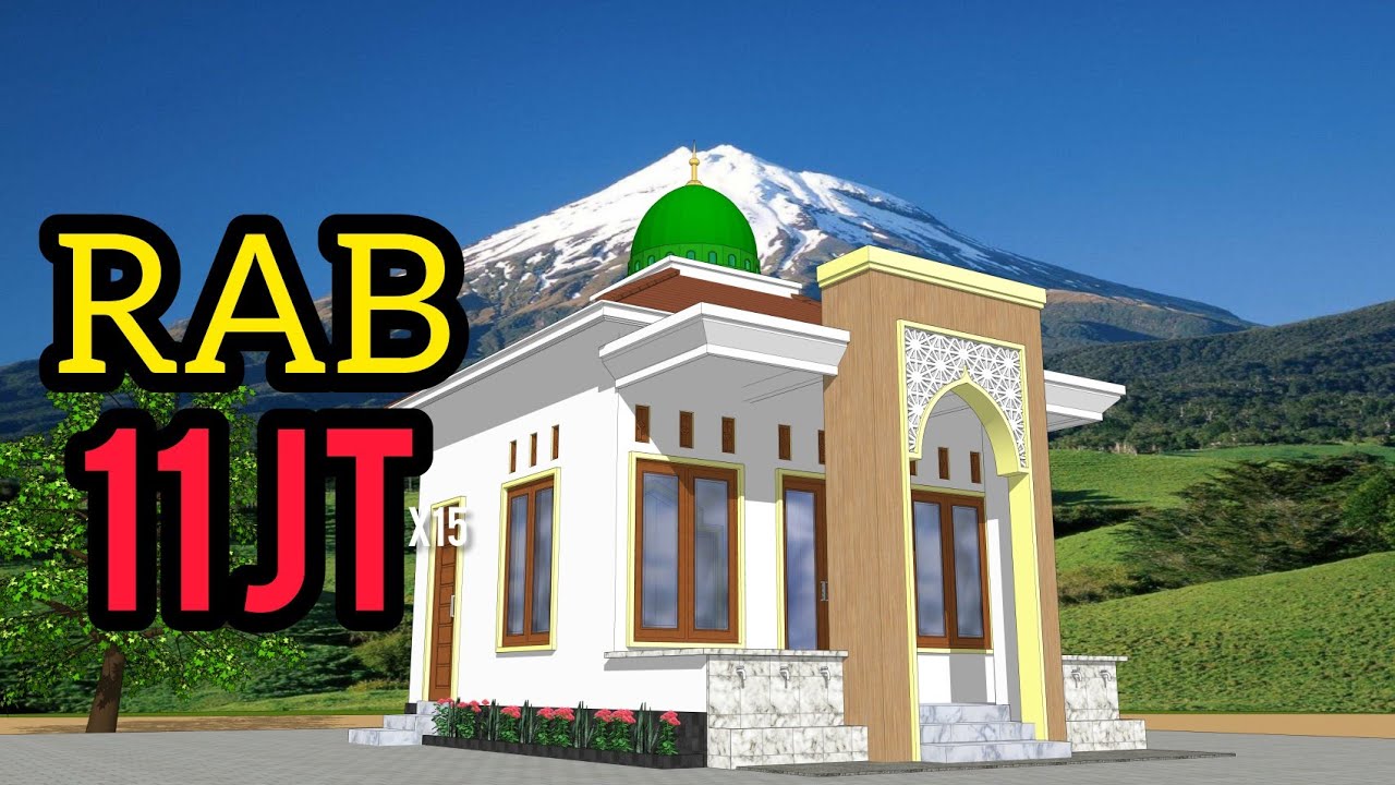 5 x 7 Mosque/Langgar Design Small but Useful