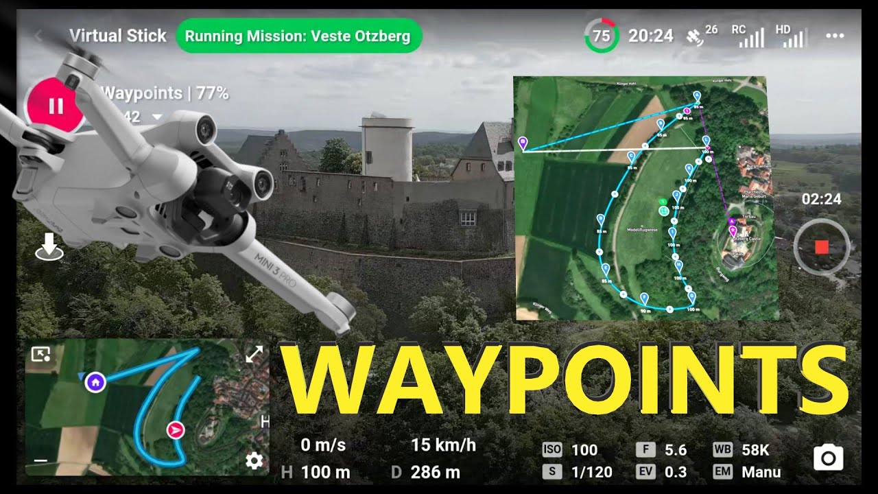 Endlich Waypoints für die Mini 3 Pro mit Dronelink - Das Tutorial!