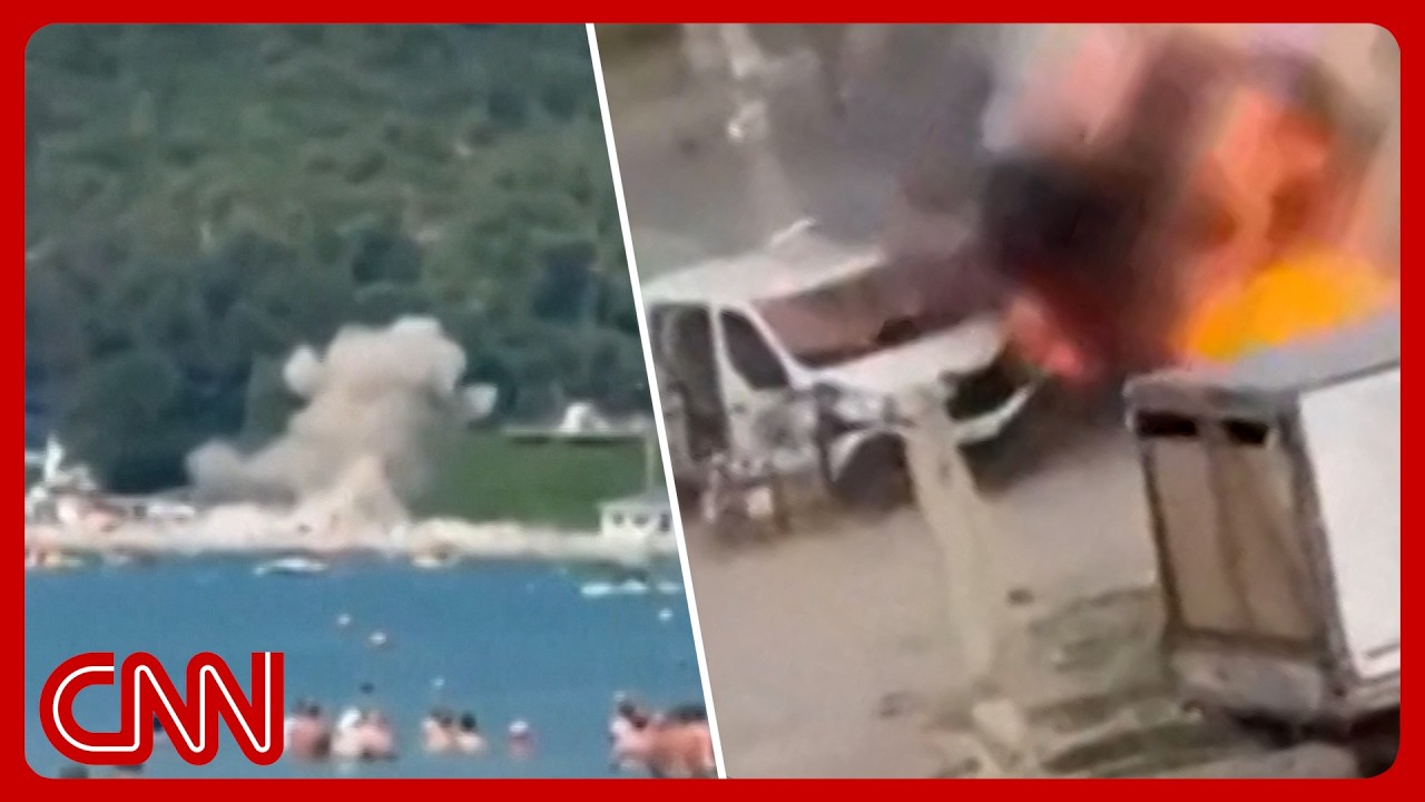 Russia & Ukraine trade war crime accusations over drone strikes