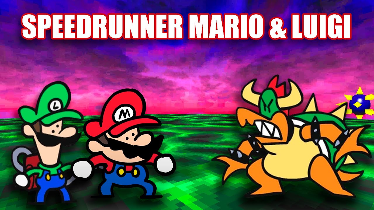 SPEEDRUNNER MARIO SPEEDRUN ft. @Luznyx64
