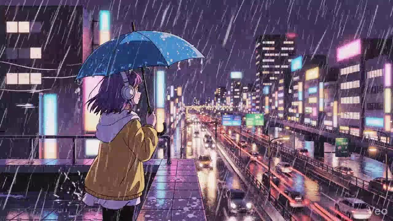Rainy Night in Tokyo 🌧️ Lofi Beats for Study & Work
