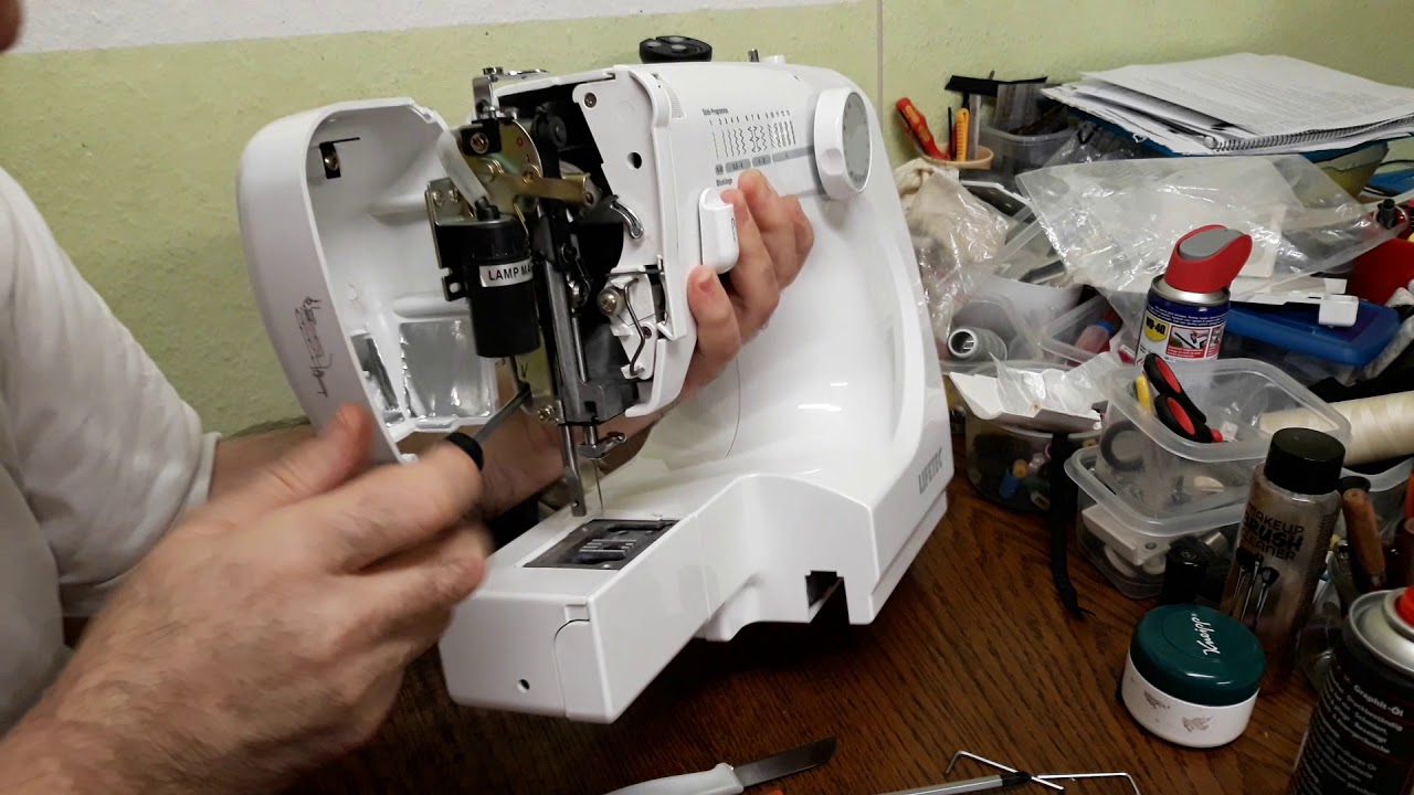 Lifetec Nähmaschine - Modell LT 8709 - Maschine ausbauen - صيانة ماكينة سينجر