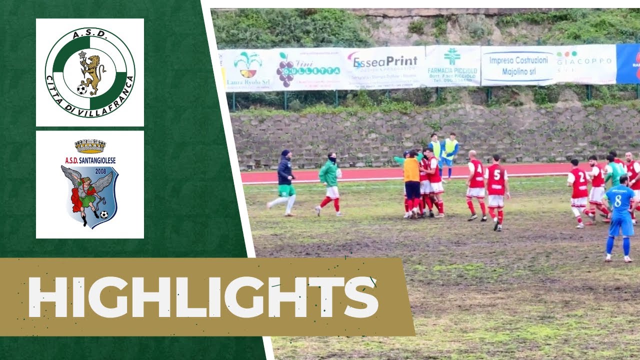 Highlights Città di Villafranca vs Santangiolese (20ª giornata - Promozione girone B)