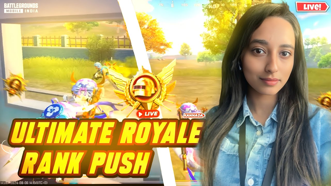 ULTIMATE ROYALE | RANK PUSH | EVENING YT | BGMI LIVE