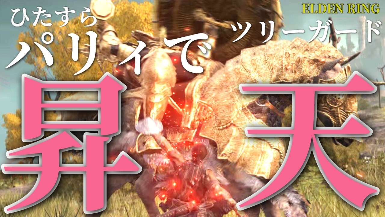 ツリーガードを100回パリィして気持ちよくなるだけの動画【ELDEN RING】