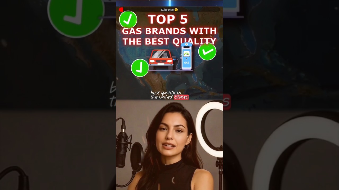 Top 5 Gasoline Brands in the U.S. 🇺🇸 | Best Fuel for Engine Health & Savings #shorts #shortvideo