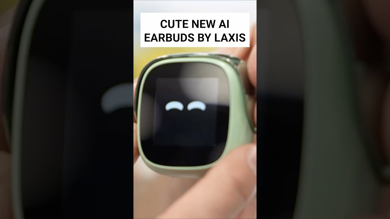 Cute AI Assistant Earbuds Presented at CES 2025 #shorts