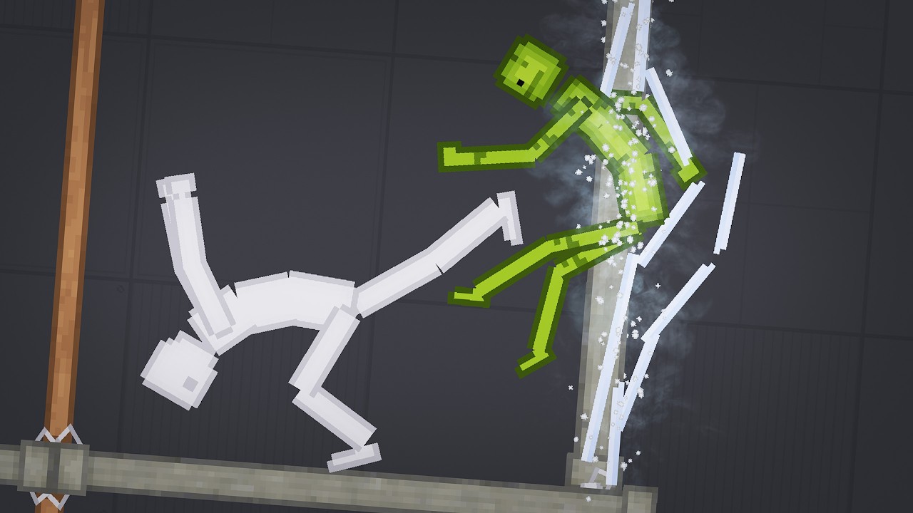 Melons Fight Against The People In People Playground