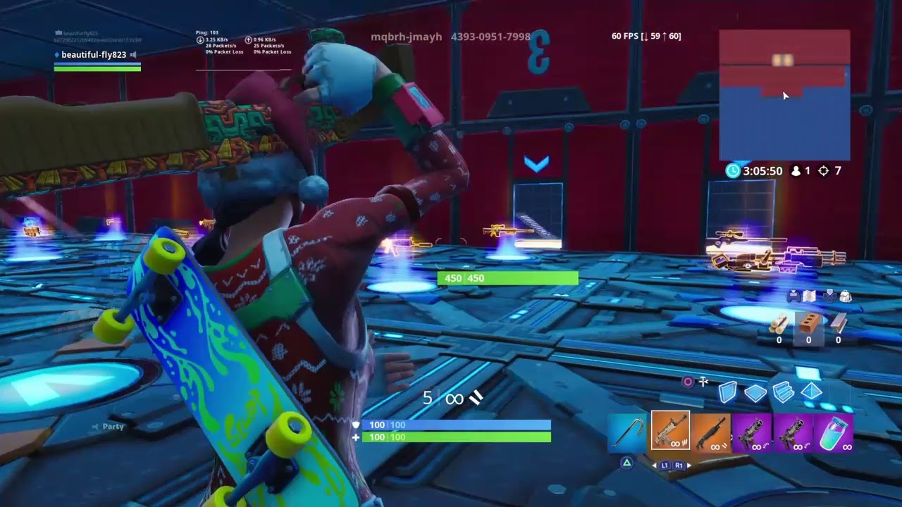 نلعب انا ضد صديقي فورت نايت .