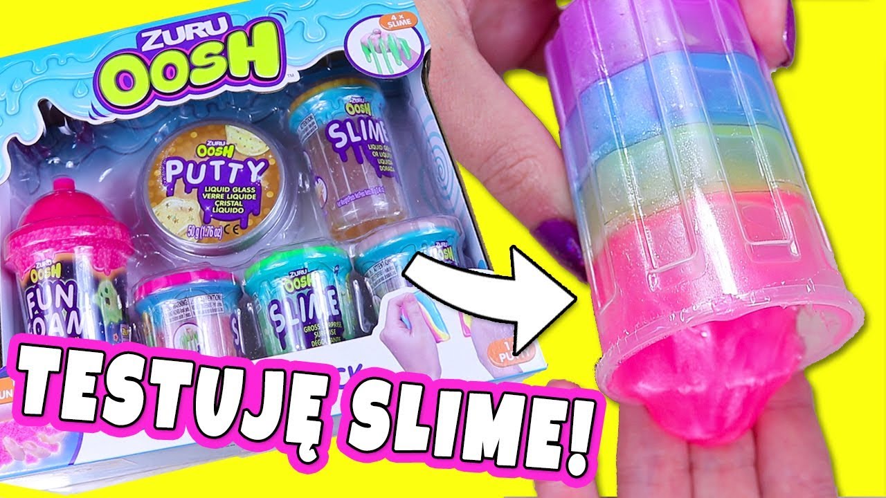 TESTUJE KUPIONE GOTOWE SLIME! Zuru Oosh zestaw 6 slime!