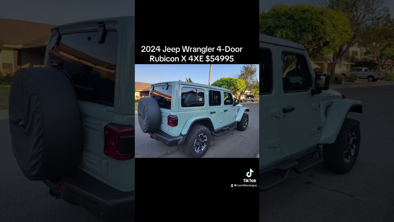 2024 Jeep Wrangler Rubicon Hybrid only $55995 #cornthecarguy #jeepwranglerrubicon #jeephybrid