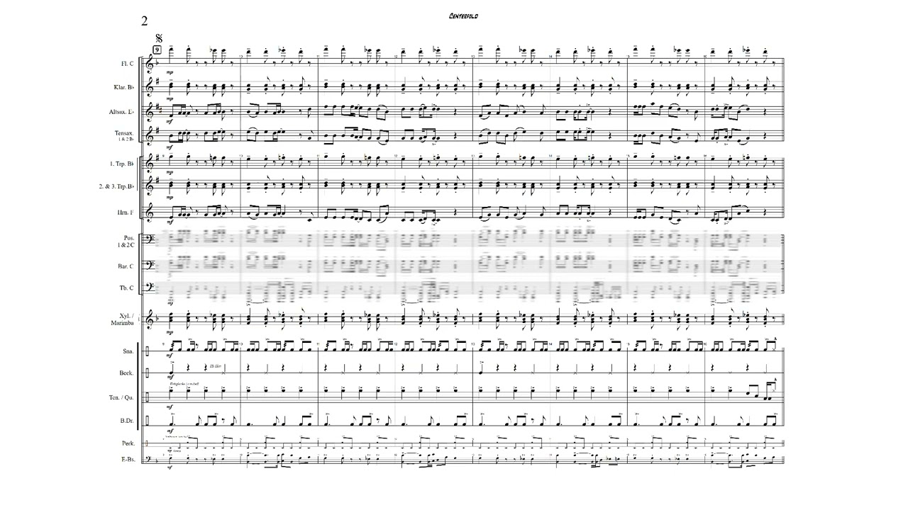 CENTERFOLD | für Marching Band | J. Geils Band 