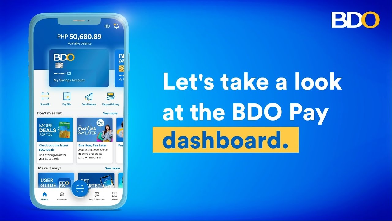How to navigate the BDO Pay app