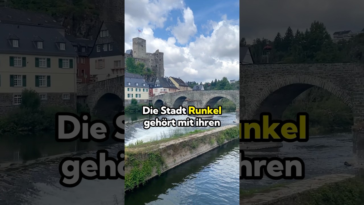 Runkel an der Lahn gilt als Stadt der Burgen #runkel #lahn #geschichte #travel