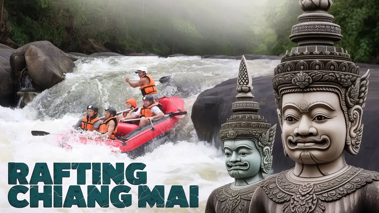 White water rafting near Chiang Mai