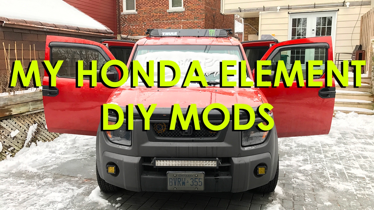 My Honda Element AKA. BOX!  Check out the Mods.