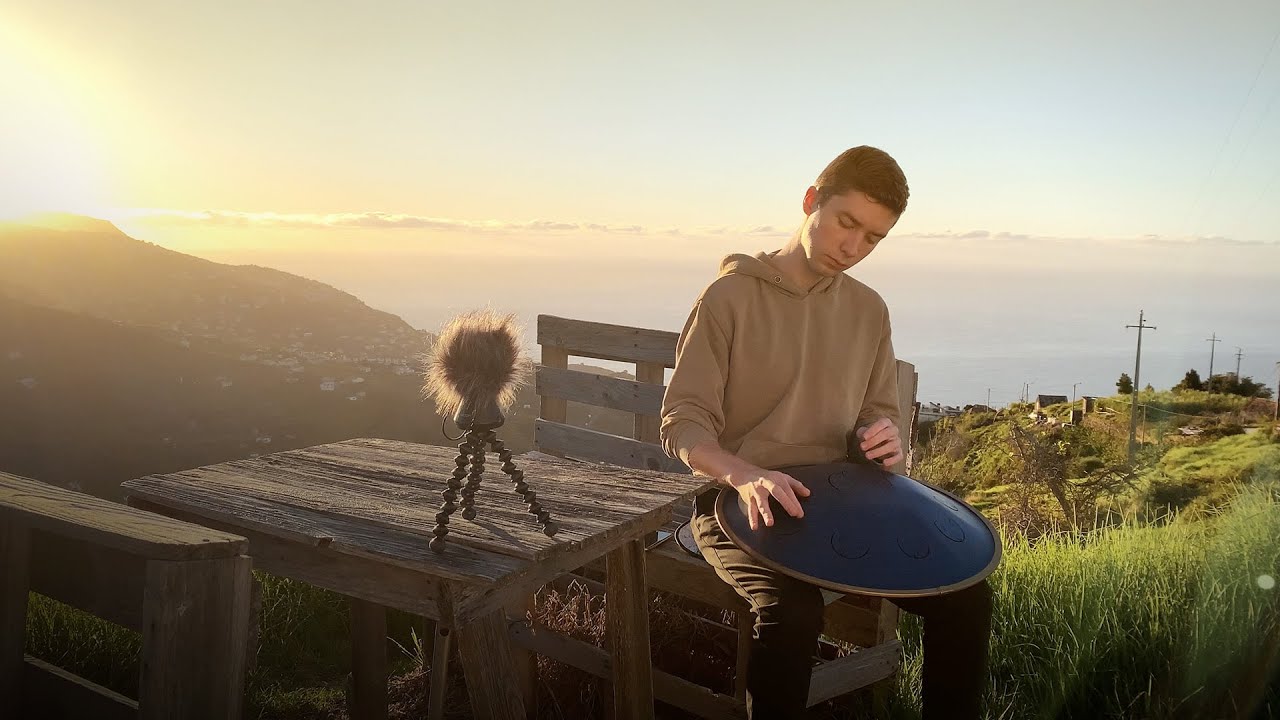 Peaceful Sunrise | 1 hour handpan music | Noah Kempf | RAV Vast Drum Improvisation #23