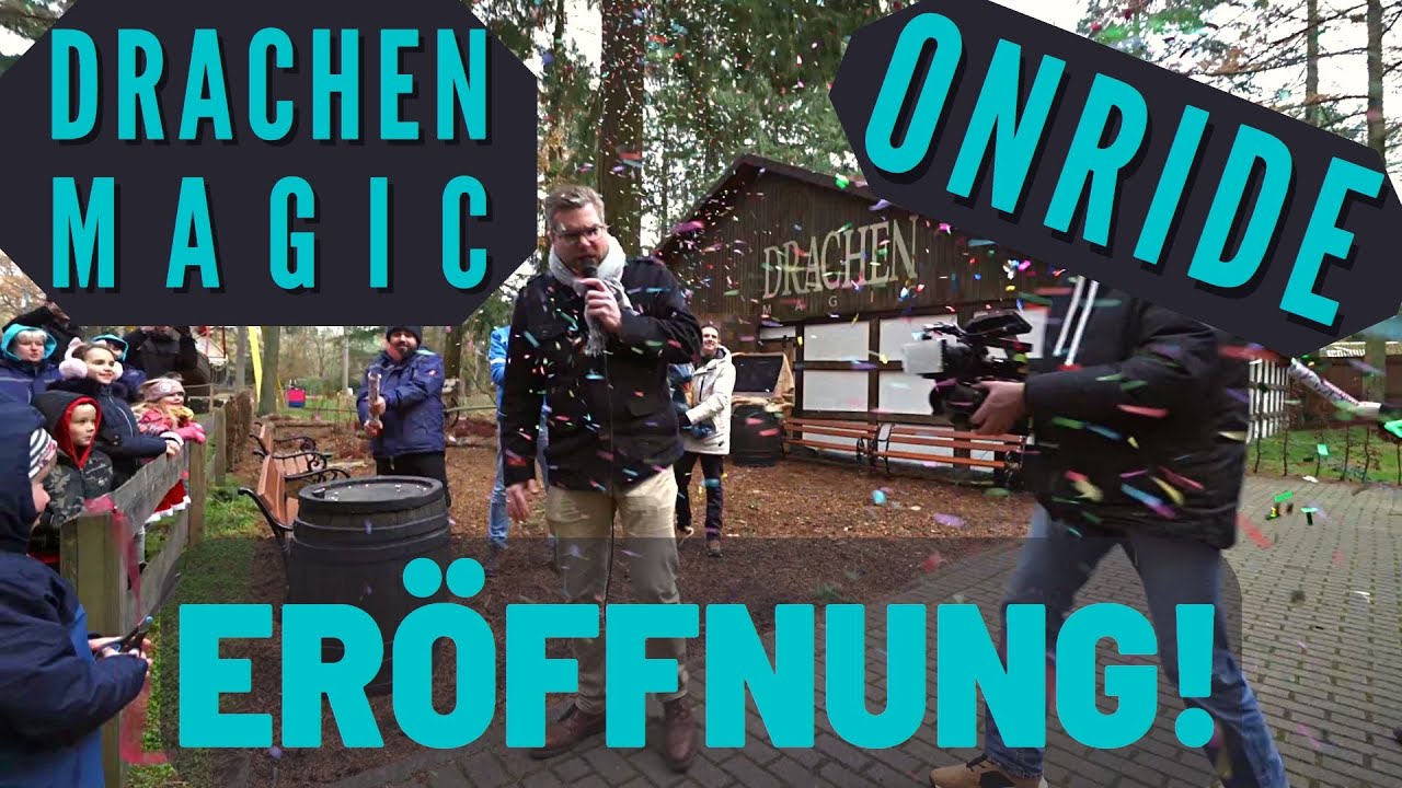 Drachen Magic Eröffnung + Fahrt - Magic Park Verden