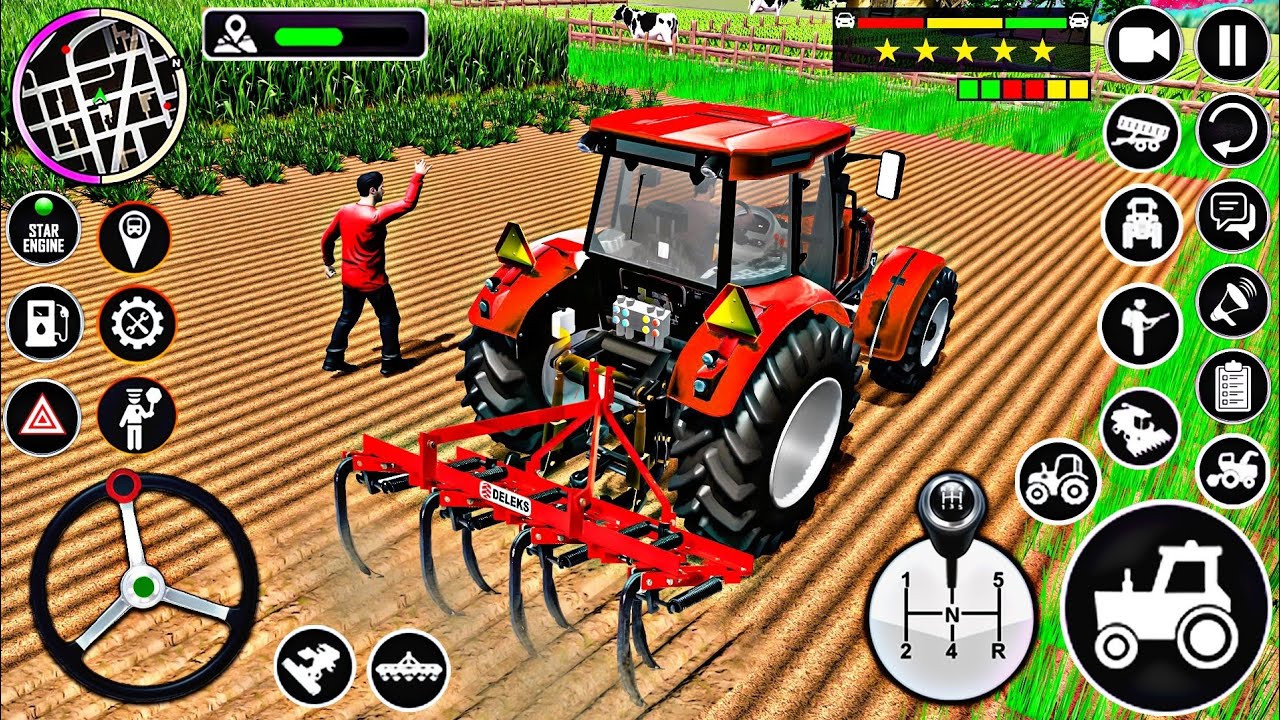Real Tractor Farming Simulator 3D - Tractor Farming Games 2024 - Android Gameplay