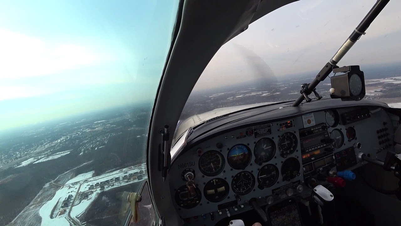 Mooney M20C Short Field Landing at N87