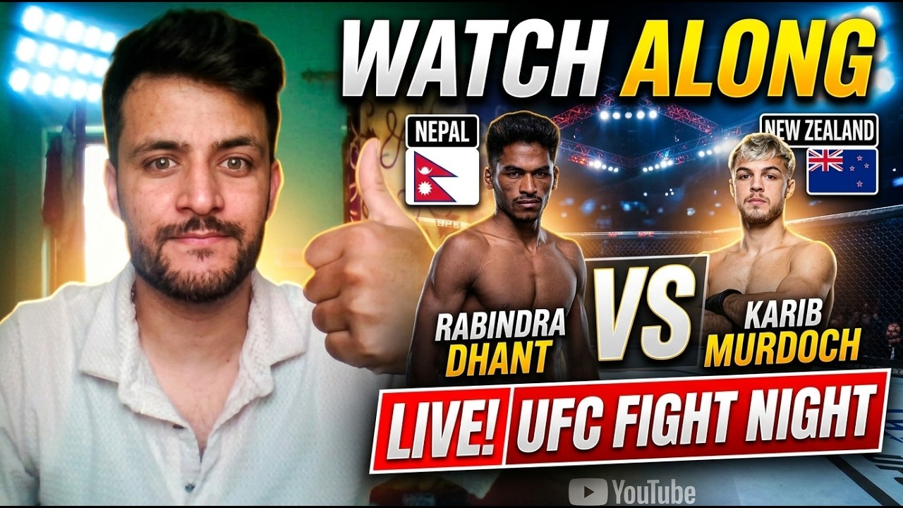 Rabindra Dhant vs Kasib Murdoch Live Reactions & Analysis | UFC Watch Along LIVE!