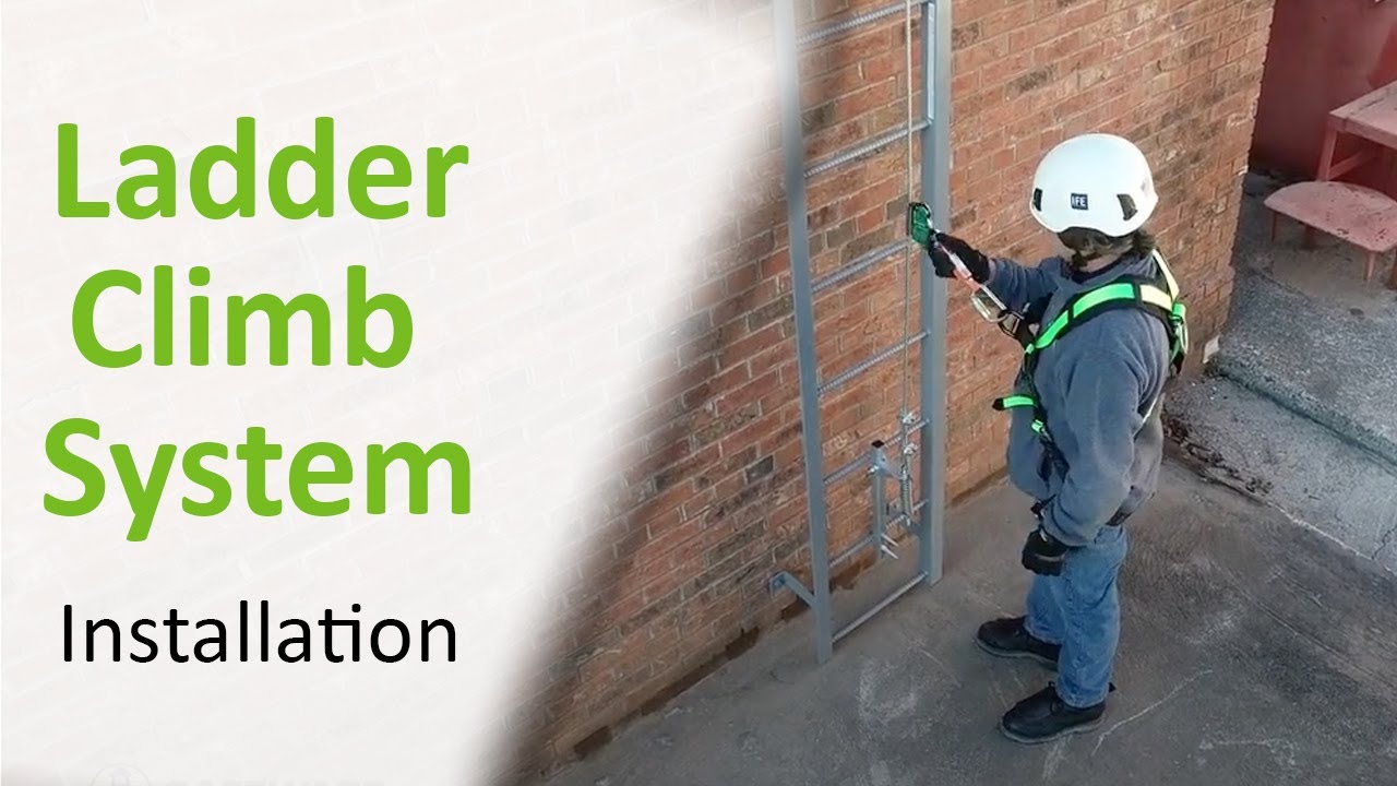 Ladder Climb System Installation