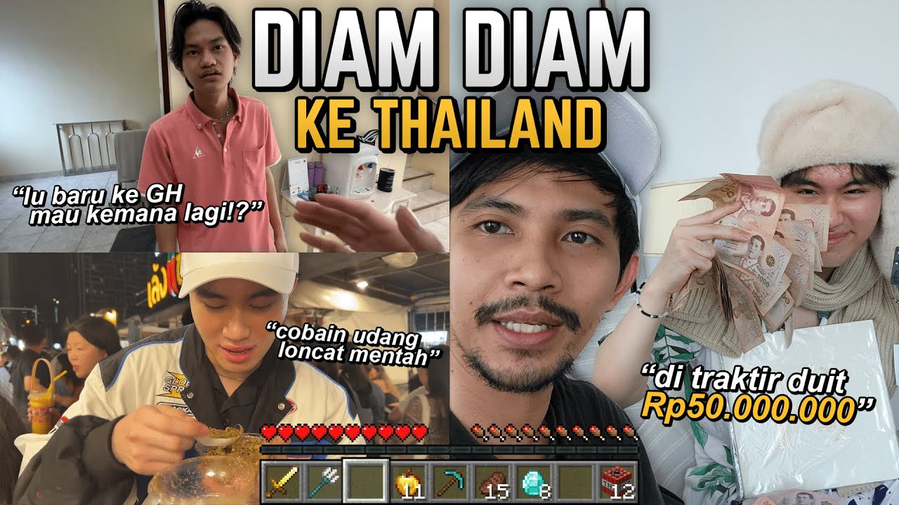 Aku Diam Diam ke THAILAND, Tanpa Anak Anak BRUTAL Tau ..