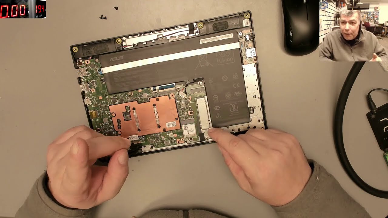 Asus e210M no power -repair and my new solder iron Hakko 951