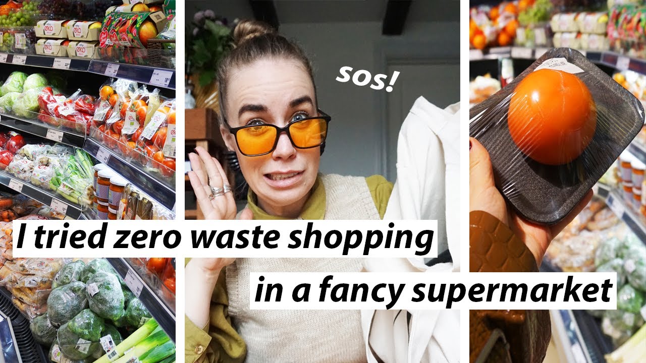 zero waste vs fancy supermarket // I tried shopping without plastic in a bougie supermarket...