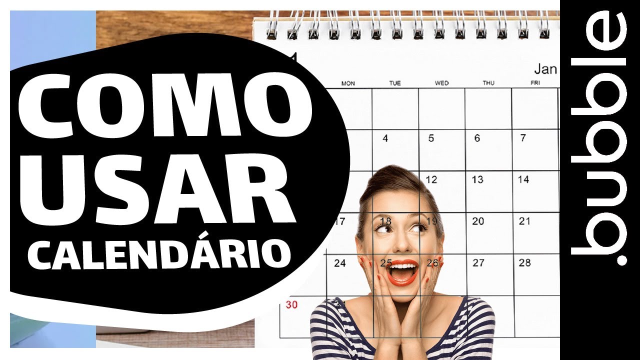 Simulando a utilização do plug-in do bubble de calendário - Aprenda usar plugin do bubble calendario
