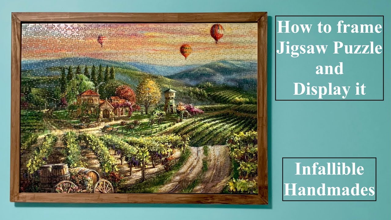 How to frame and display jigsaw puzzle | Jigsaw Puzzle