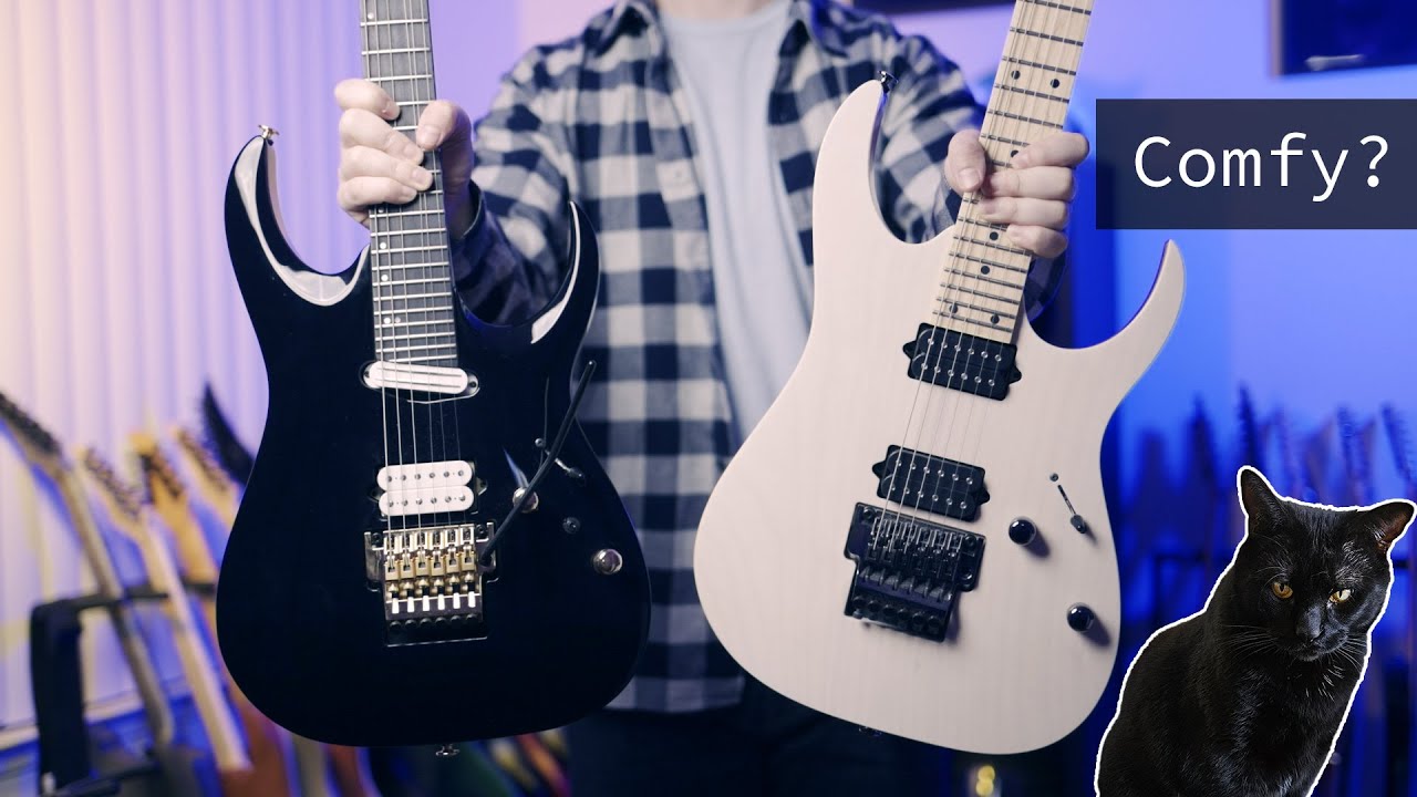 Ibanez RG vs RGA Body Shapes Discussion Comparison | Arched vs Flat Top Guitars