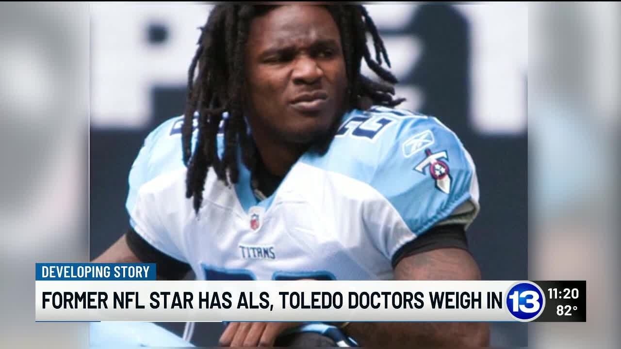 Former NFL star Chris Johnson ALS diagnosis, renews calls from local doctors for more funding
