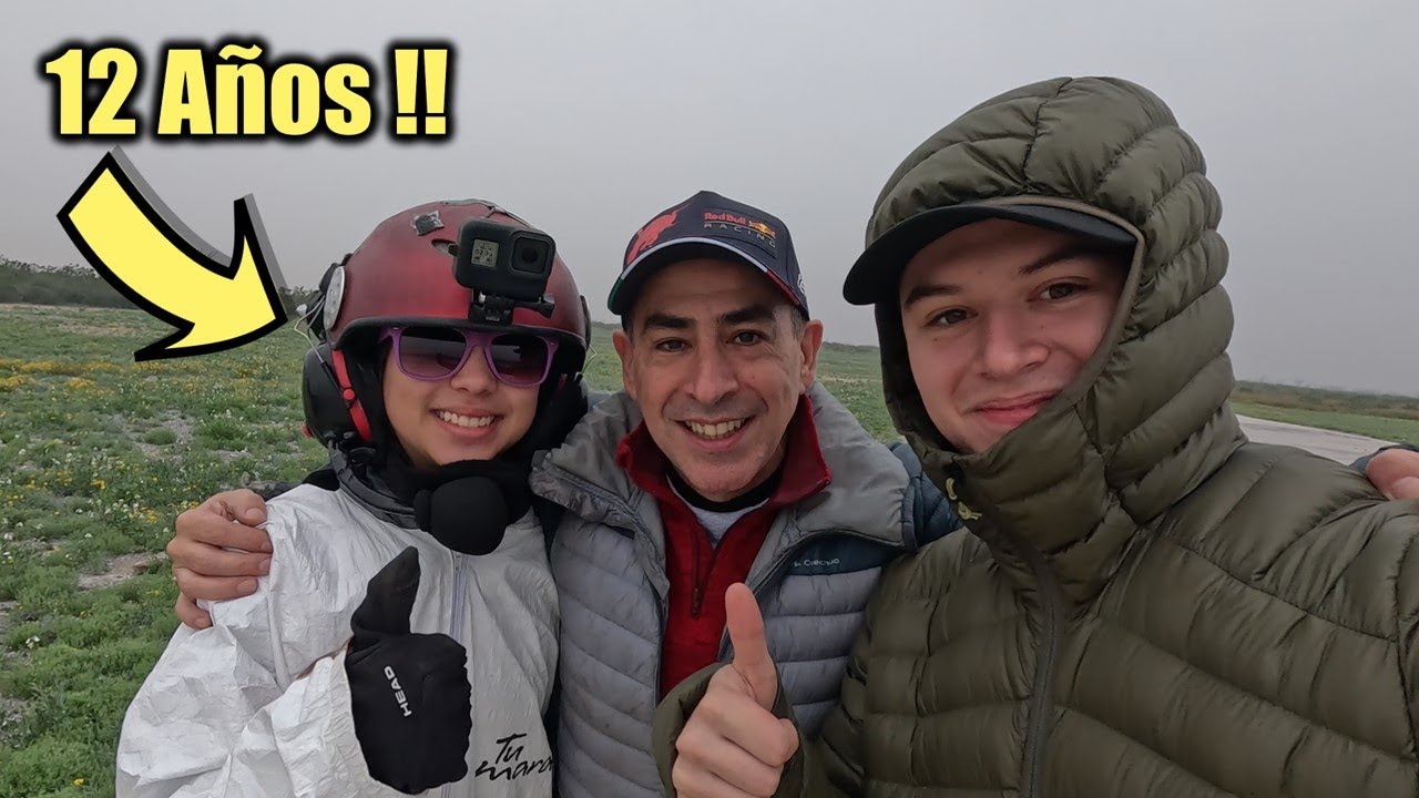 Valentina Hace su Primer Vuelo en Paramotor SOLA!!!