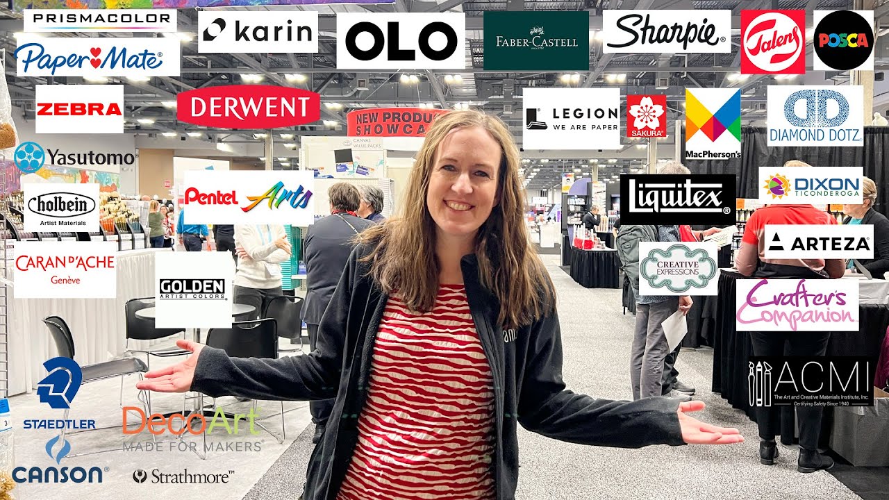 New Art Supplies 2023: Creativation 2023 Walkthrough: Columbus Ohio