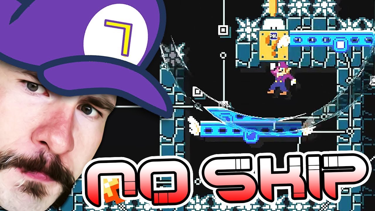 WALUIGI IS ANGRY HE'S NOT IN SMASH // Super Expert No Skip [Super Mario Maker] [#17]