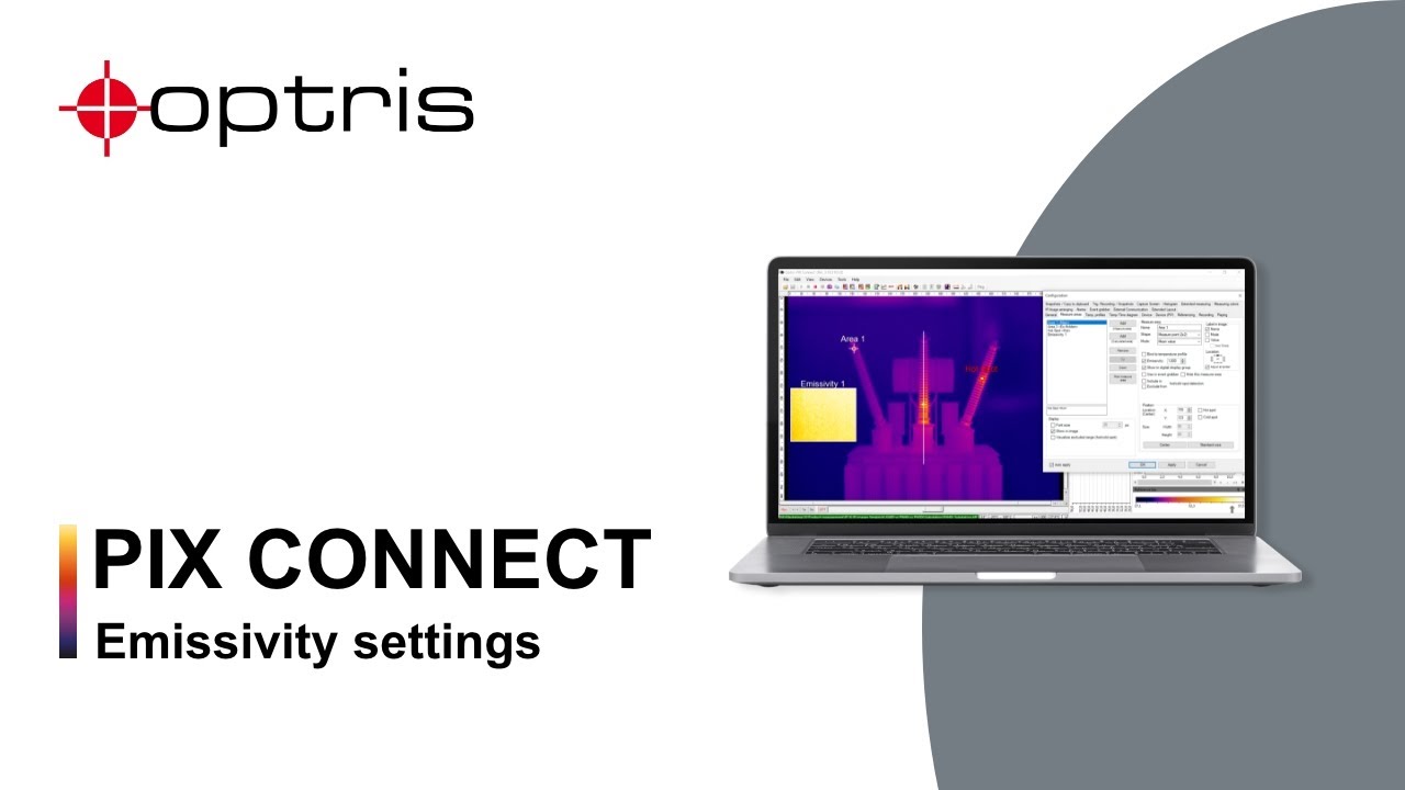 Optris: How to Set Emissivity with PIX Connect Software
