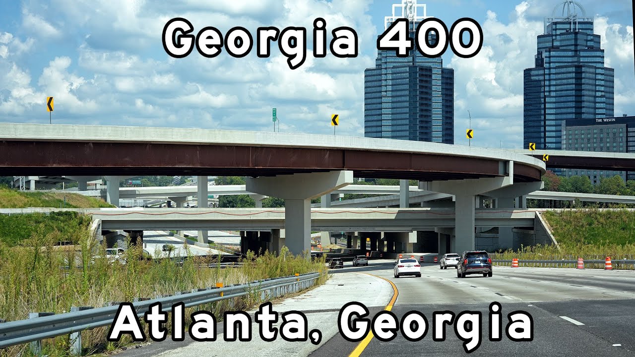 Georgia State Route 400 North - Atlanta, Georgia - August, 2024