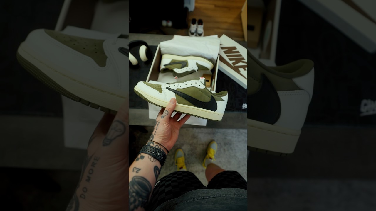 Cop or Drop? Travis Scott x Air Jordan 1 Medium Olive 🔥