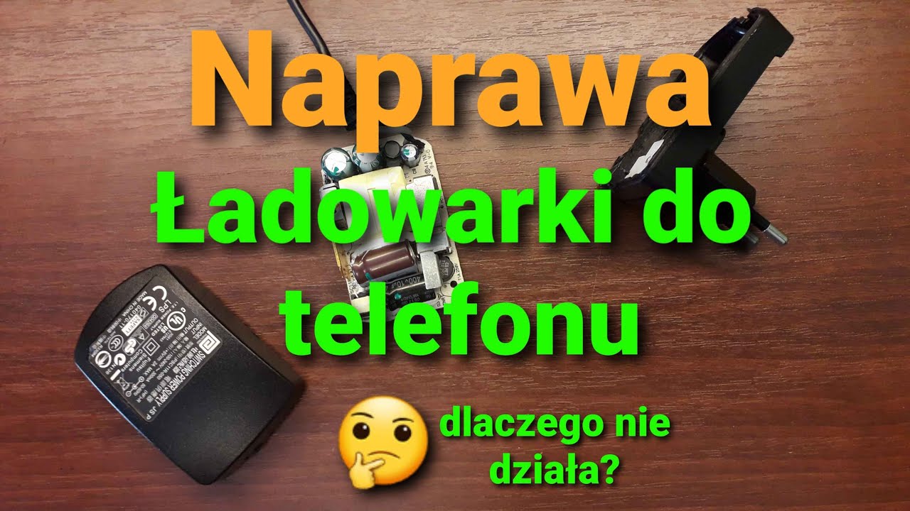 Naprawa ładowarki, zasilacza 5V; Co się w nim popsuło?