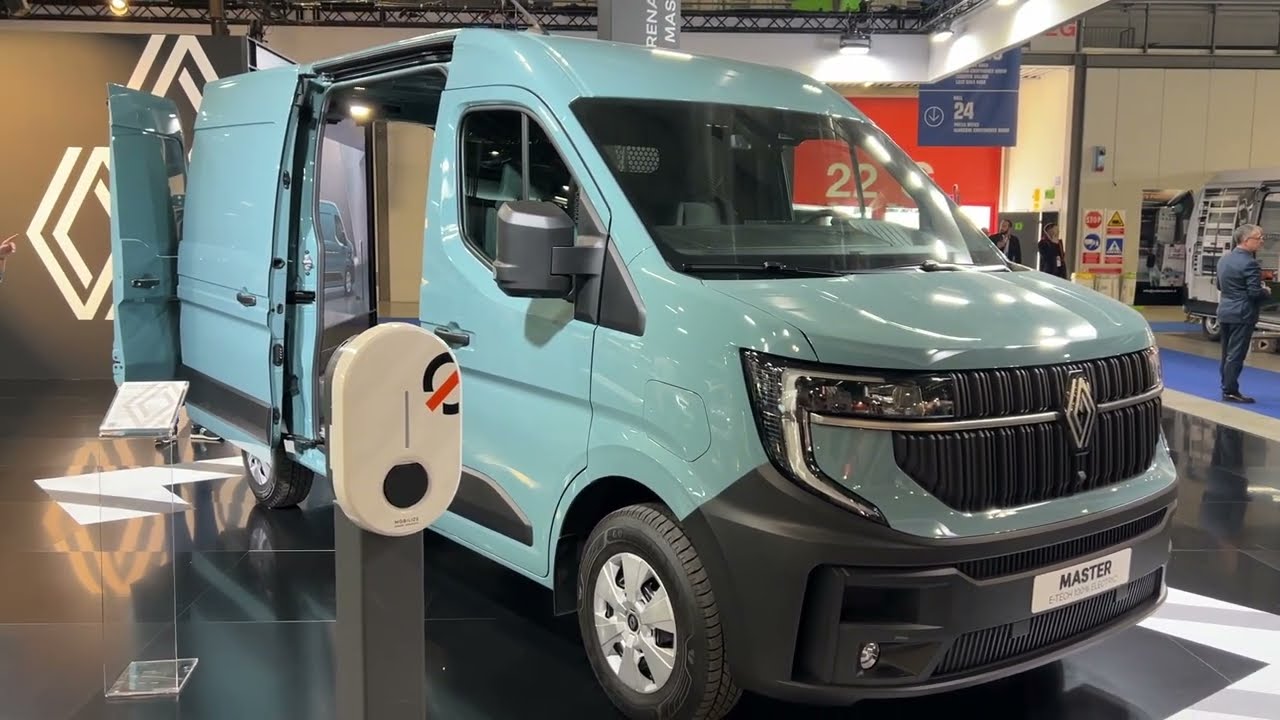 Renault Master E Tech 100% electric Furgone H2 T40 Long Range (2024) Walkaround - Transpotec Logitec