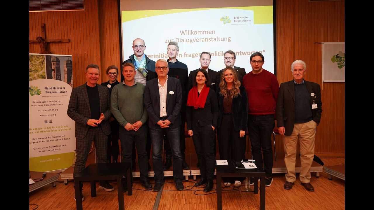 Bürgerinitiativen fragen - Politiker antworten   Podiumsdiskussion des BMBI